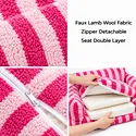 pet sofa bed manufacturer, striped pet bed manufacturer, faux lamb wool pet bed manufacturer